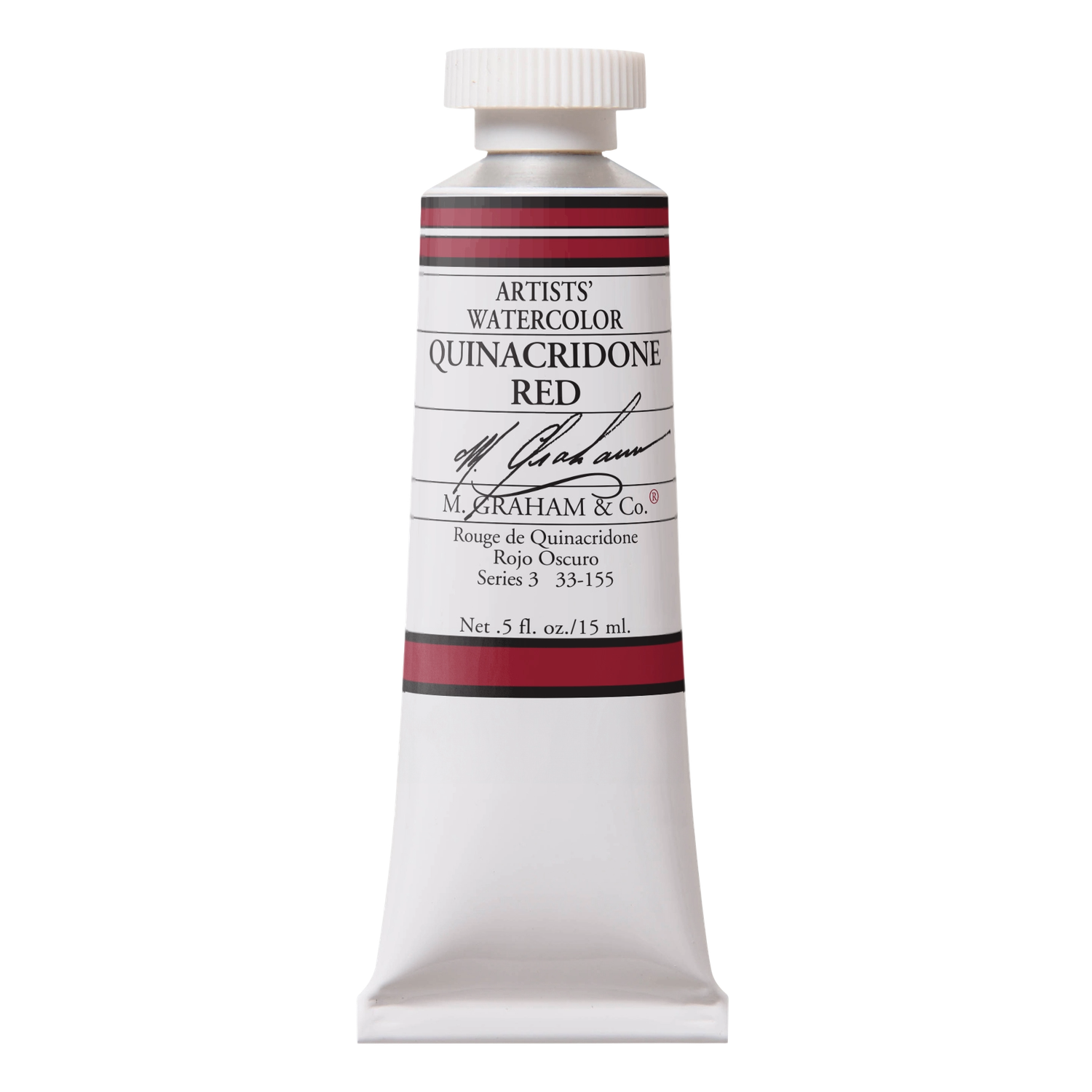 M GRAHAM QUINACRIDONE RED 15ML WATERCOLOR