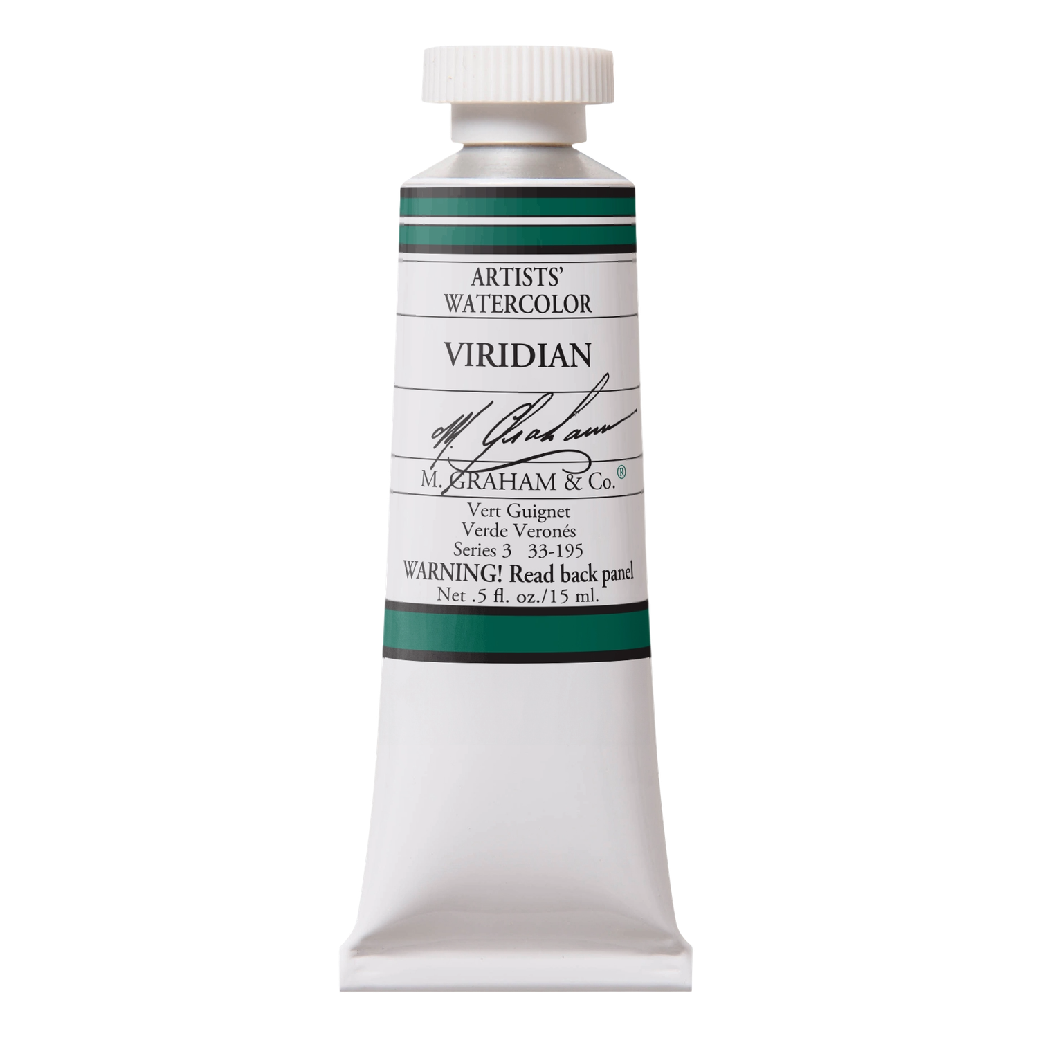 M GRAHAM VIRIDIAN 15ML WATERCOLOR