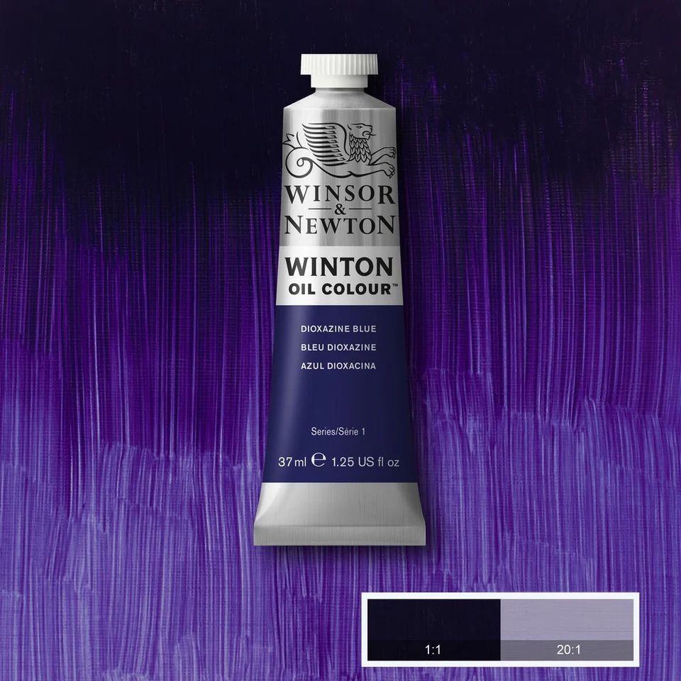 WINTON OIL COLOUR 37ML DIOXAZINE BLUE