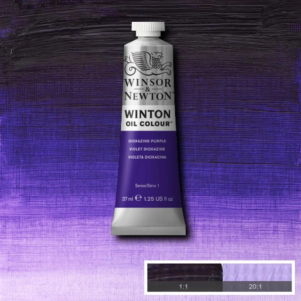 WINTON OIL COLOUR 37ML DIOXAZINE PURPLE