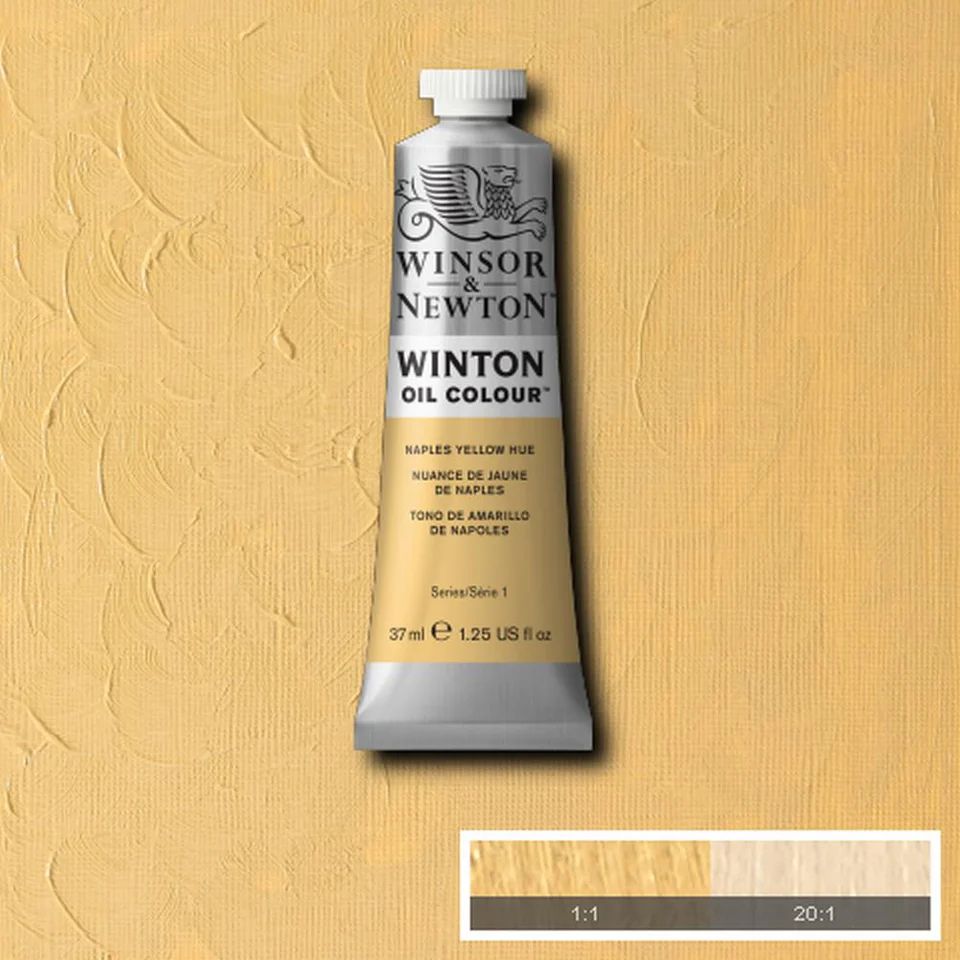 WINTON OIL COLOUR 37ML NAPLES YELLOW HUE
