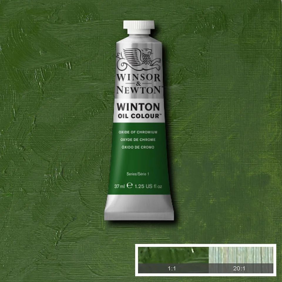 WINTON OIL COLOUR 37ML OXIDE OF CHROMIUM