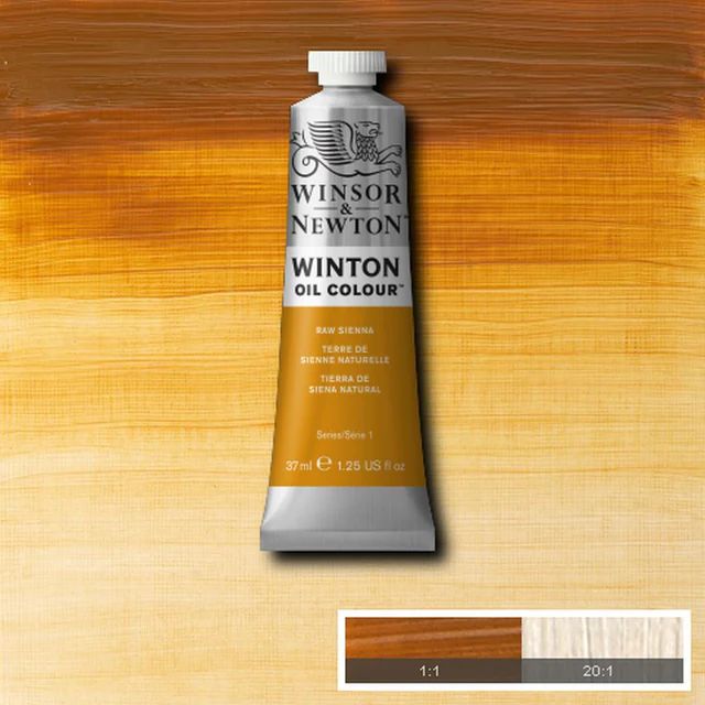 WINTON OIL COLOUR 37ML RAW SIENNA