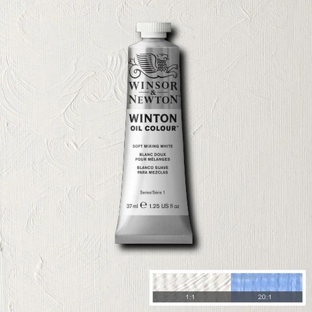 WINTON OIL COLOUR 37ML SOFT MIXING WHITE