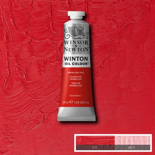 WINTON OIL COLOUR 37ML VERMILION HUE