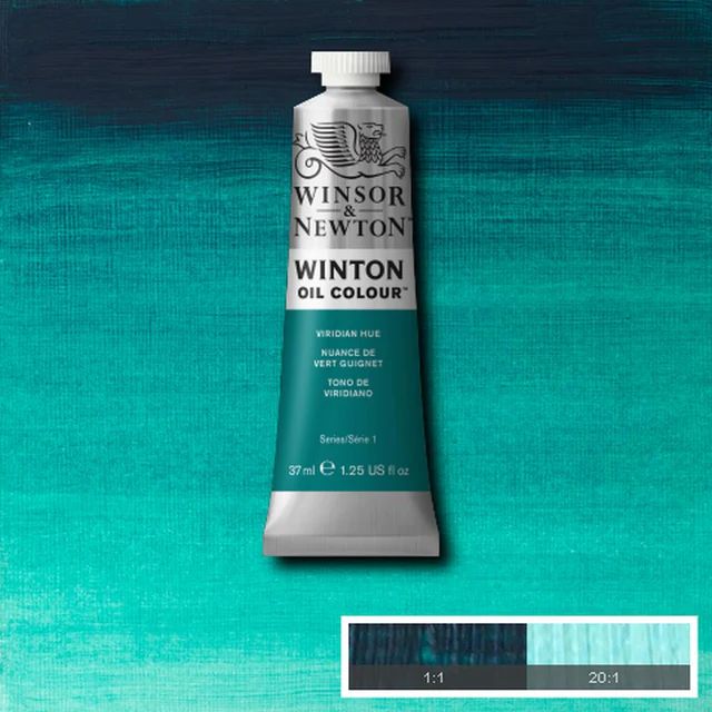WINTON OIL COLOUR 37ML VIRIDIAN HUE