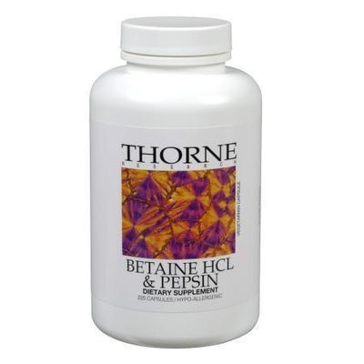 Betaine HCl &amp; Pepsin 225 capsules