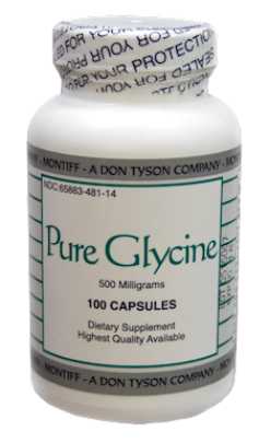 Glycine 500 mg 100 capsules