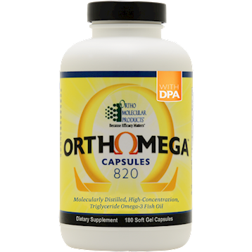 Orthomolecular OrthoMega 820 mg - 180 capsules