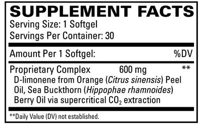 D-Limonene (Heartburn Rescue)  600 mg 30 Softgels