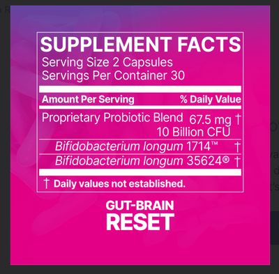 Gut Brain Reset 60 Caps