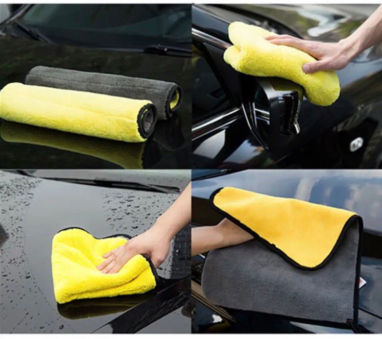 Premium Microfiber Towels Drying And Polishing.