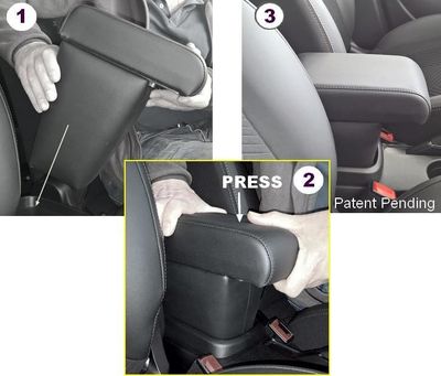 Fiat 500L bracciolo Premium (Restyling dal 2017) regolabile con portaoggetti