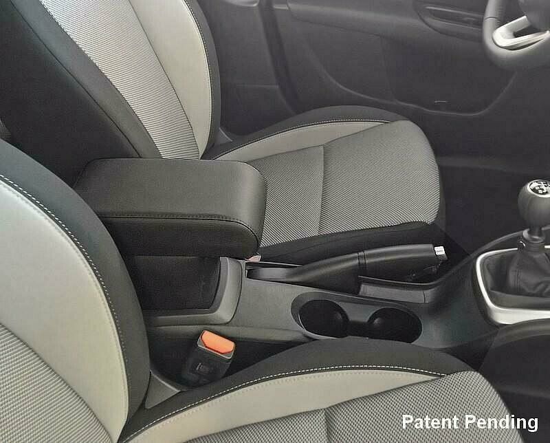 PREMIUM Armrest adjustable in length with storage for FIAT TIPO (2015)- PATENT PENDING