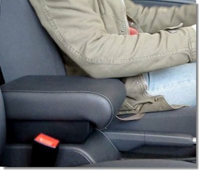 Adjustable armrest with storage for Volkswagen Golf 5