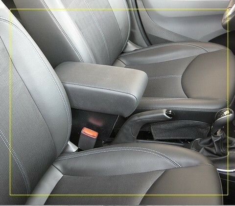 Adjustable armrest with storage for Opel Karl