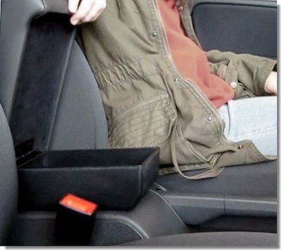 Adjustable armrest with storage for Volkswagen Golf 6