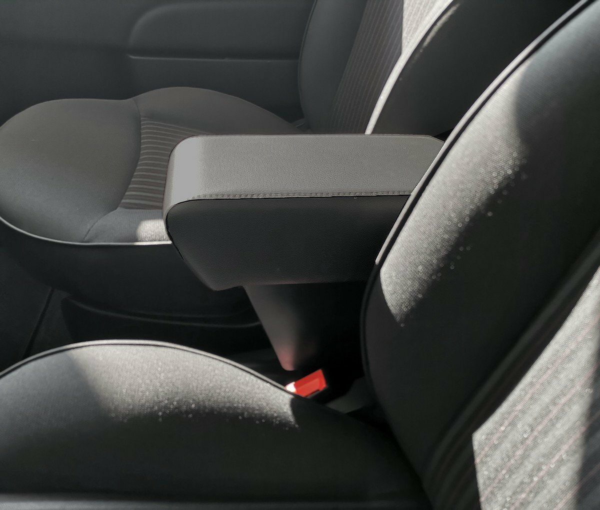Bracciolo regolabile con portaoggetti XXL per Fiat 500 e 500C e 500S