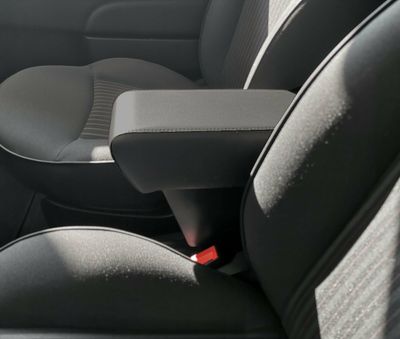 Bracciolo regolabile con portaoggetti XXL per Fiat 500 e 500C e 500S