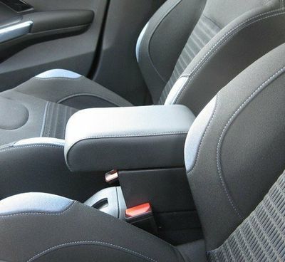 Bracciolo regolabile con portaoggetti per Peugeot 208 (2012-02/2019)