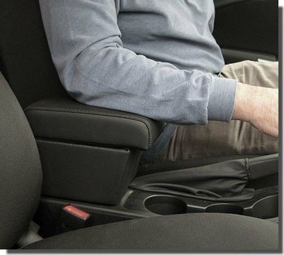 Bracciolo regolabile con portaoggetti per Opel ASTRA J (2010>) e GTC (2012>)