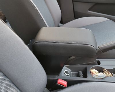Bracciolo regolabile con portaoggetti per SKODA FABIA (2022>) QUARTA SERIE