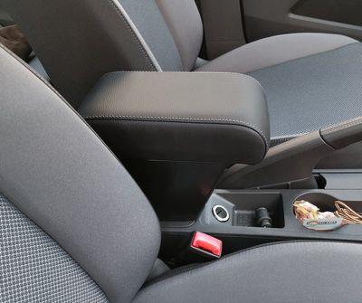 Bracciolo regolabile con portaoggetti per SKODA FABIA (2022&gt;) QUARTA SERIE