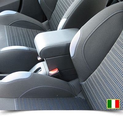 Bracciolo regolabile con portaoggetti per Peugeot 208 (2012-02/2019)