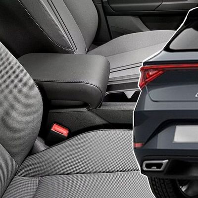 Apoyabrazos PREMIUM regulable en longitud para Seat Leon 4 (2020&gt;) y Leon Sportstourer - reposabrazos MONTAJE DE PRESIÓN!