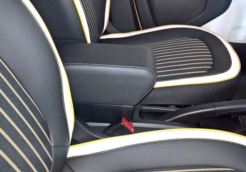 Längenverstellbare Mittelarmlehne mit Staufach für Renault Twingo (2015&gt;) - Elektrischer Twingo (2020&gt;)