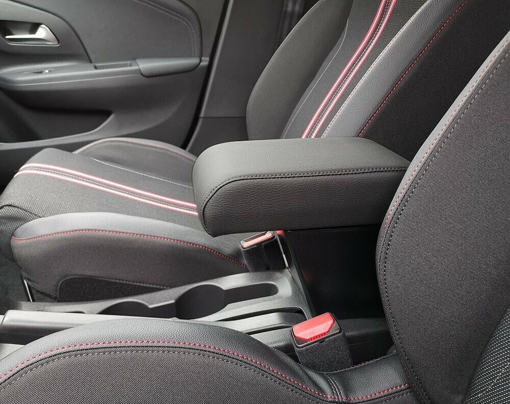 Die Mittelarmlehne mit Staufach für Opel Corsa F (2019&gt;) und Corsa-E (elektrisch)