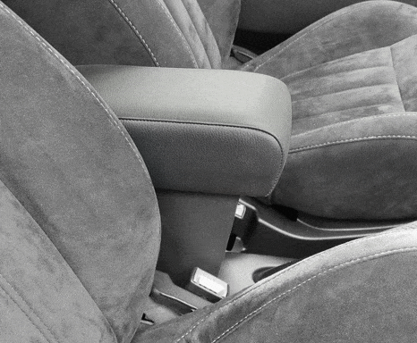 Fiat 500, 500C und 500S (2007-2015) - Längenverstellbare Mittelarmlehne mod.  PREMIUM mit Staufach