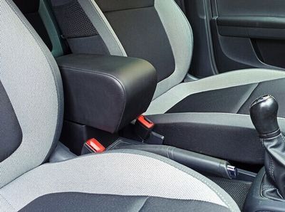 Mittelarmlehne PREMIUM mit Staufach für Skoda FABIA 3 (2014-2021) in der Länge verstellbaren