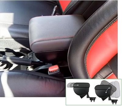 Suzuki Jimny (1998-06/2018) - Längenverstellbare Mittelarmlehne mit Staufach