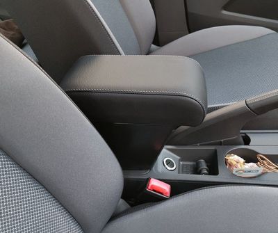 Längenverstellbare Mittelarmlehne mit Staufach für SKODA FABIA 4 Phase (2022&gt;)