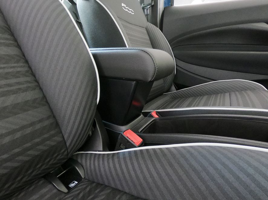 Adjustable armrest with storage for Fiat 500 Hybrid (from 2026)