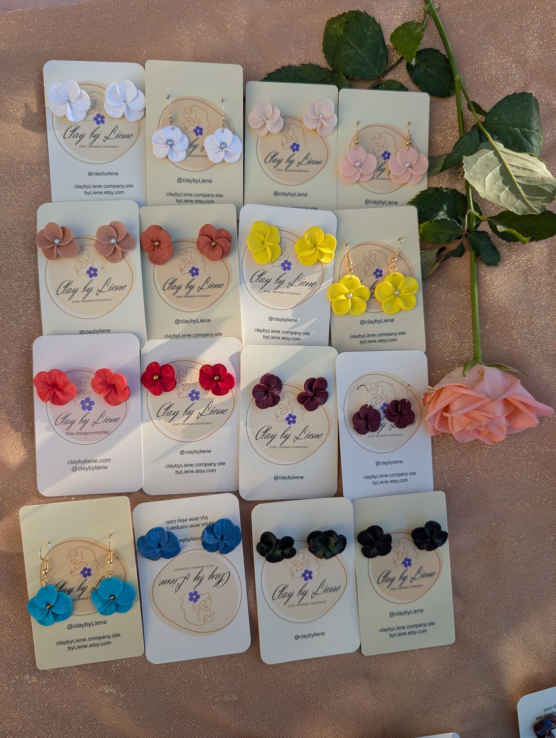 Bestseller Flower earrings - small