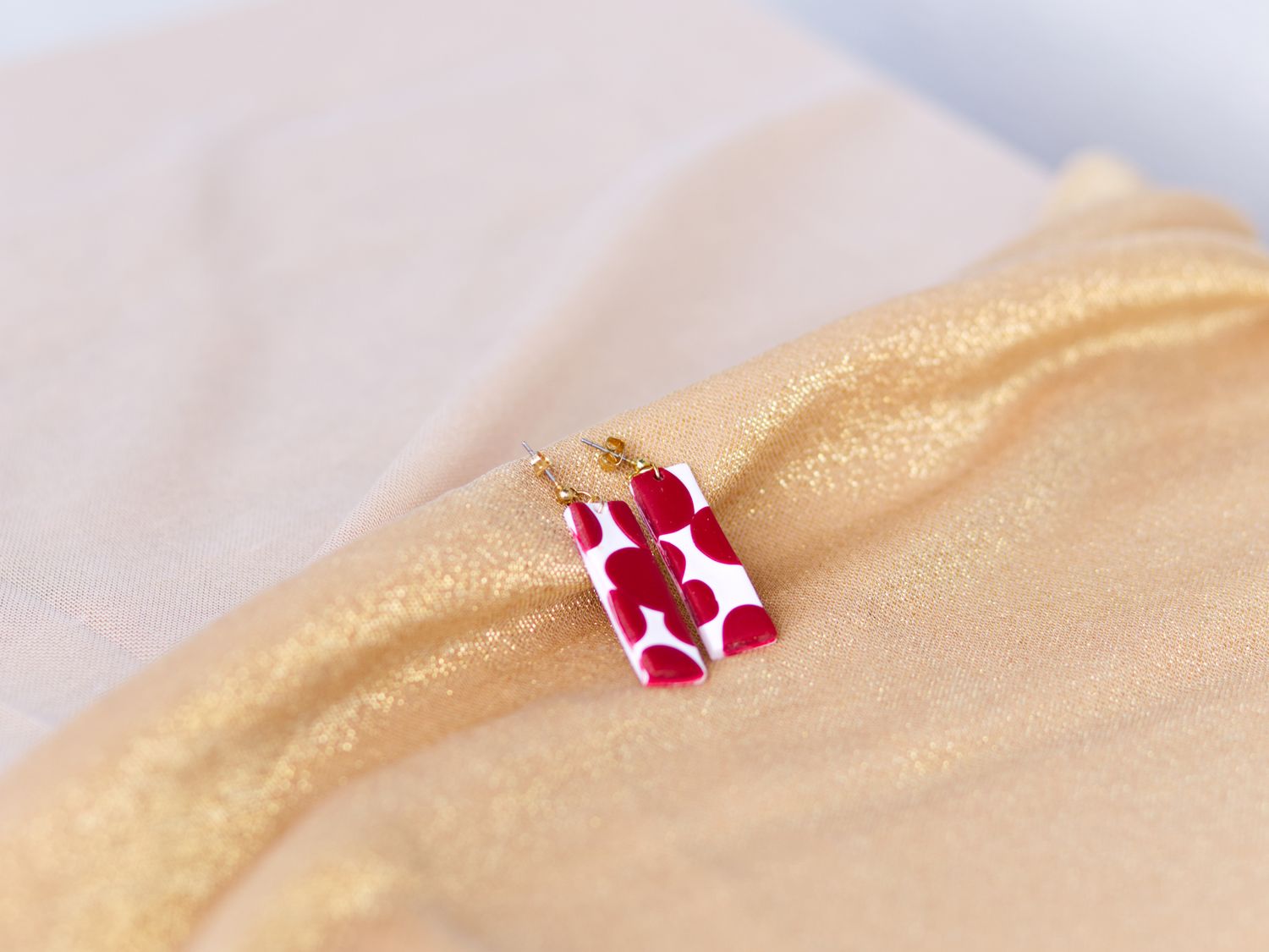 Arty dot earrings