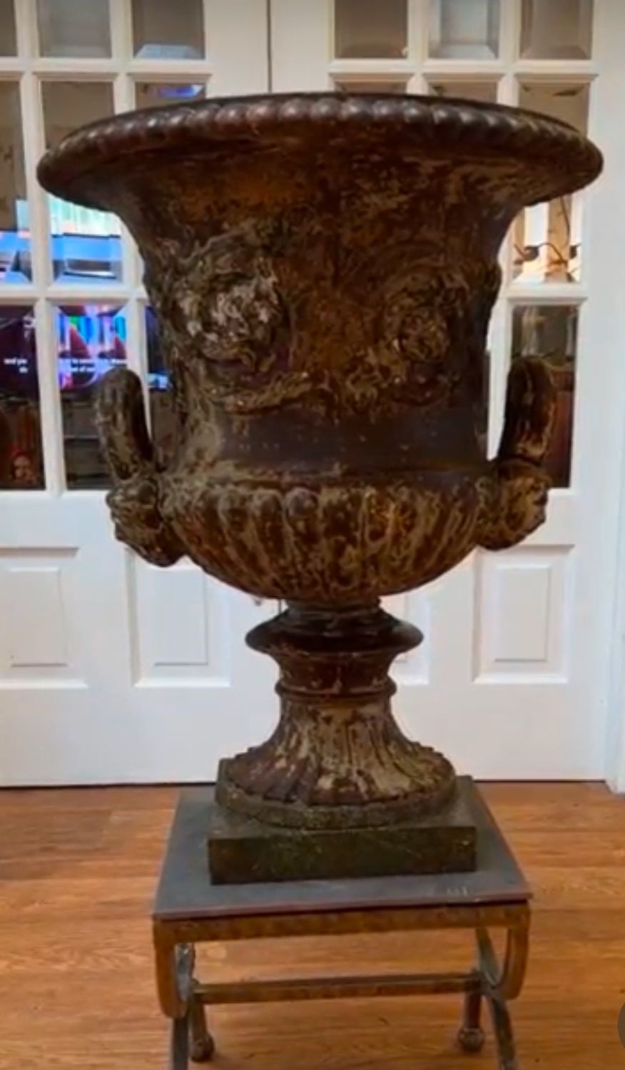 Cast iron Urn