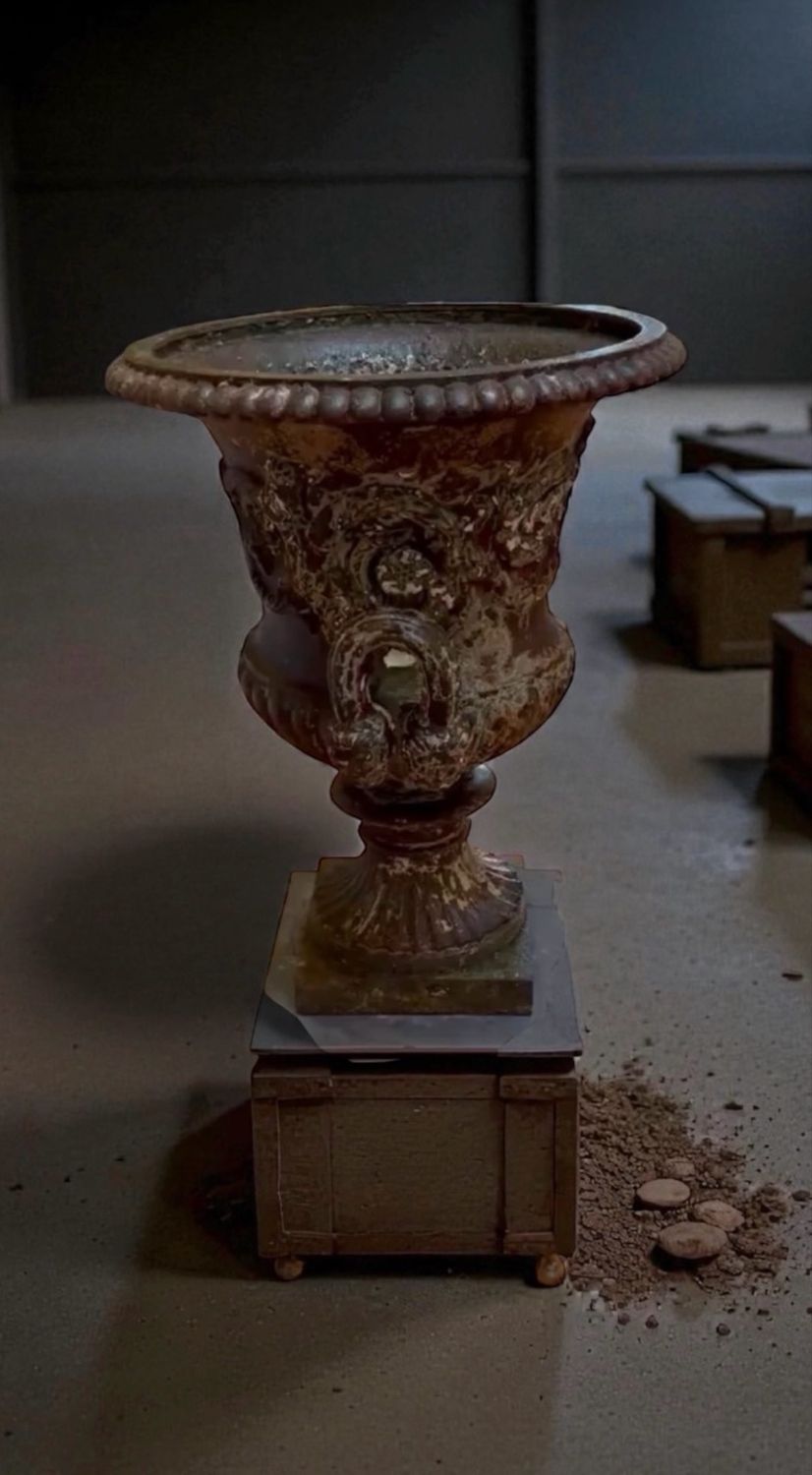 Cast iron Urn