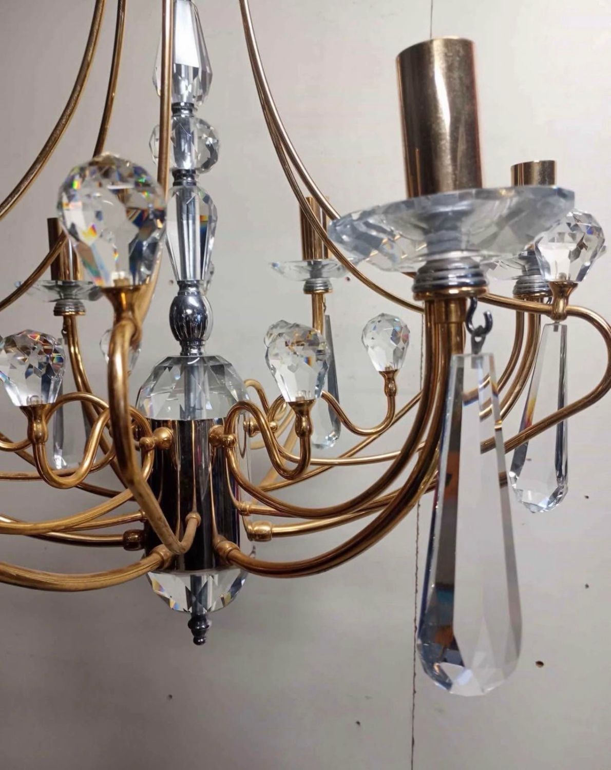 Mid Century Italian Chandelier