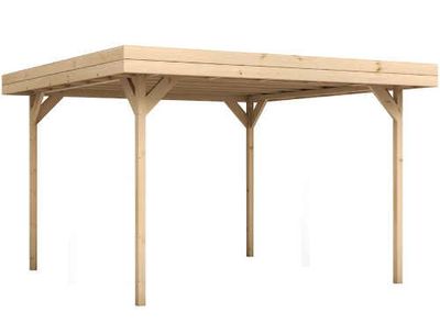 ​Pergola with One Closed Wall