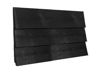 Black Impregnated Siding Boards