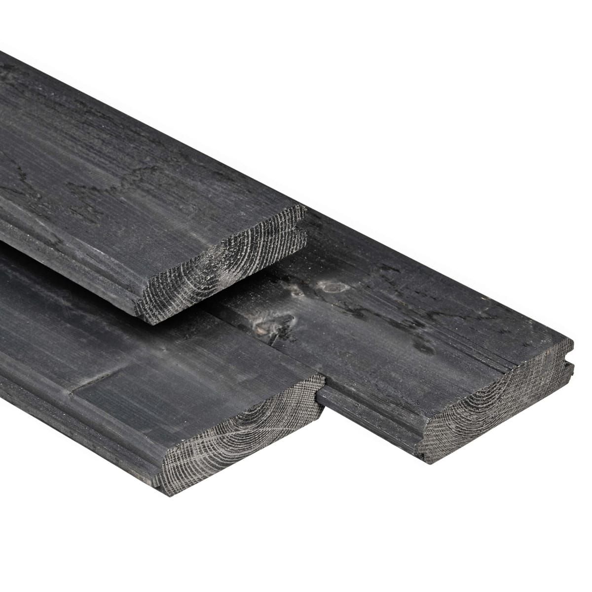 Black Impregnated Tongue and Groove Cladding Boards