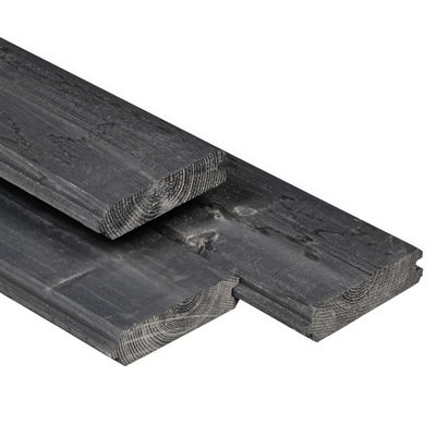 Black Impregnated Tongue and Groove Cladding Boards