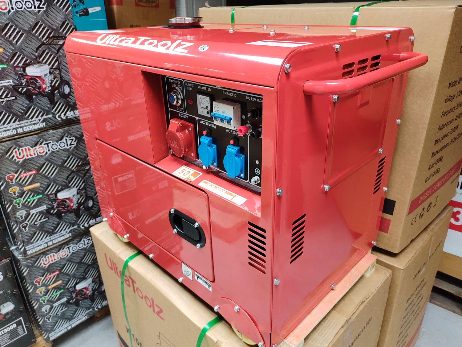 ​ Diesel Generator Ultra Toolz W10000 - 3-phase, 5200 Watt
