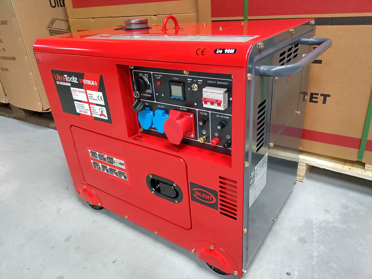 ​Diesel Generator Ultra Toolz UT-DG5000W - 3-Phase, 5000 Watt