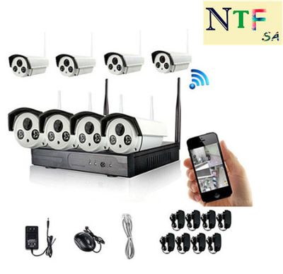 Wireless Security Camera Set, 4 Cameras