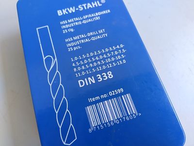 BKW Metal Drill Set 25 pieces
