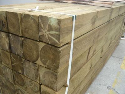 wooden posts 14x14